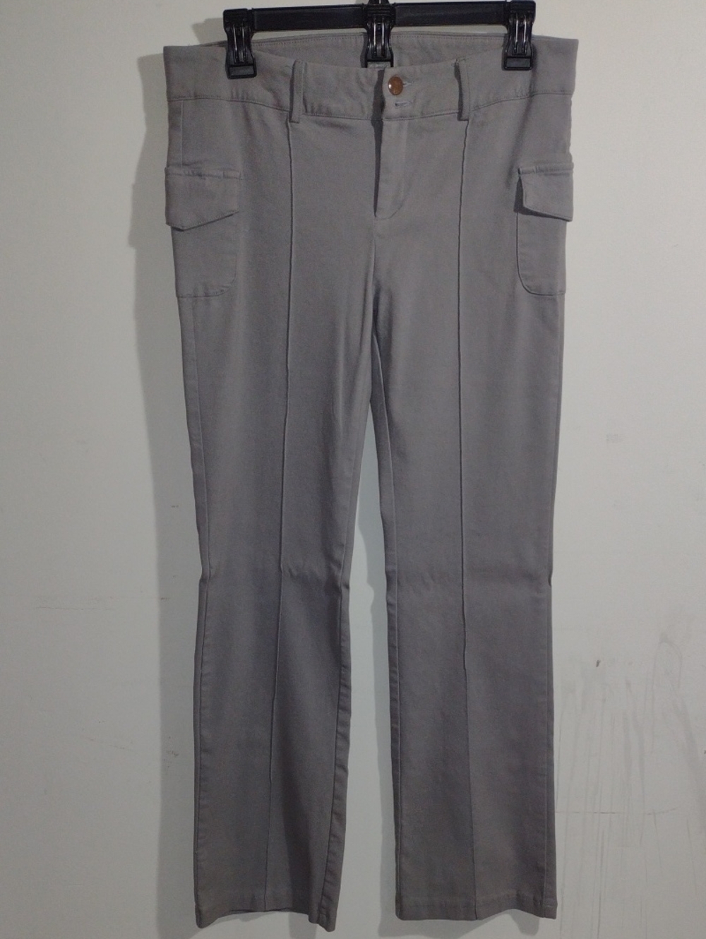SHEIN Gray Cargo Straight-Leg Trousers